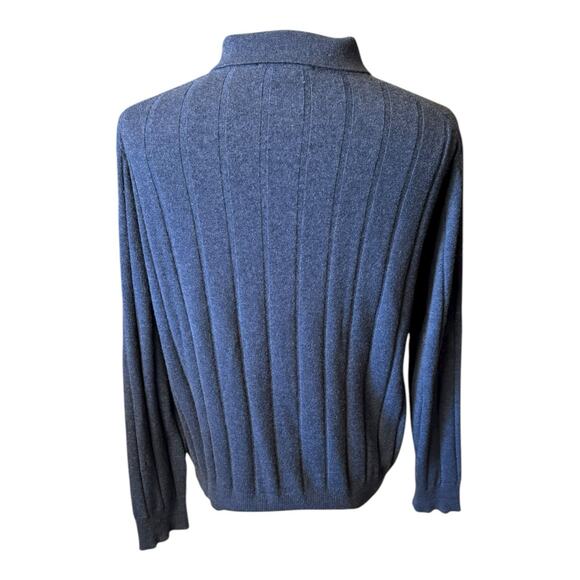 Scrap Cashmere For Crafting/Cutting Blue Moth Holes - Picture 4 of 7